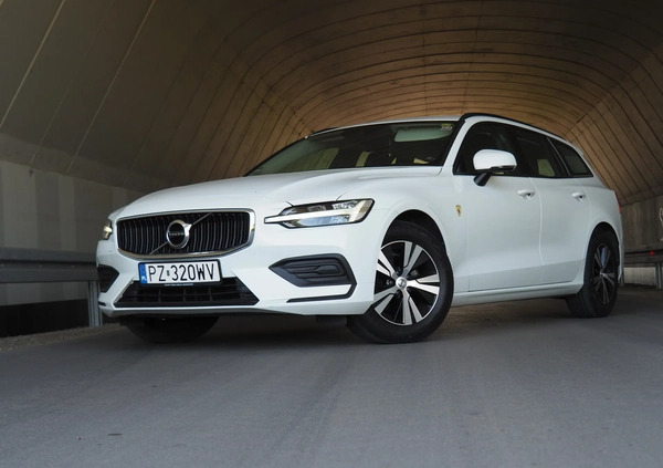 Volvo V60 cena 91900 przebieg: 75000, rok produkcji 2019 z Poznań małe 704